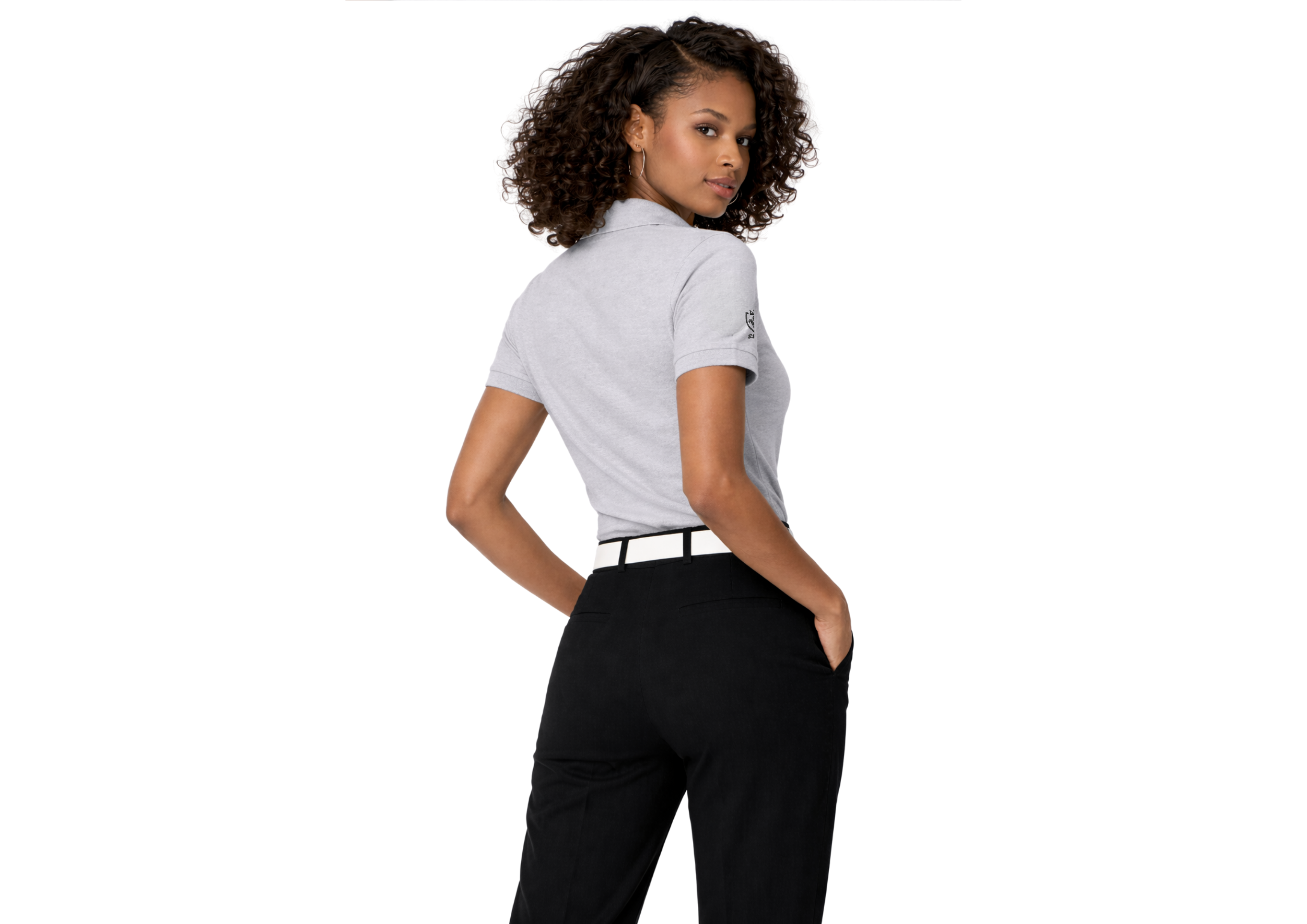 Polo maille piqué - Femme