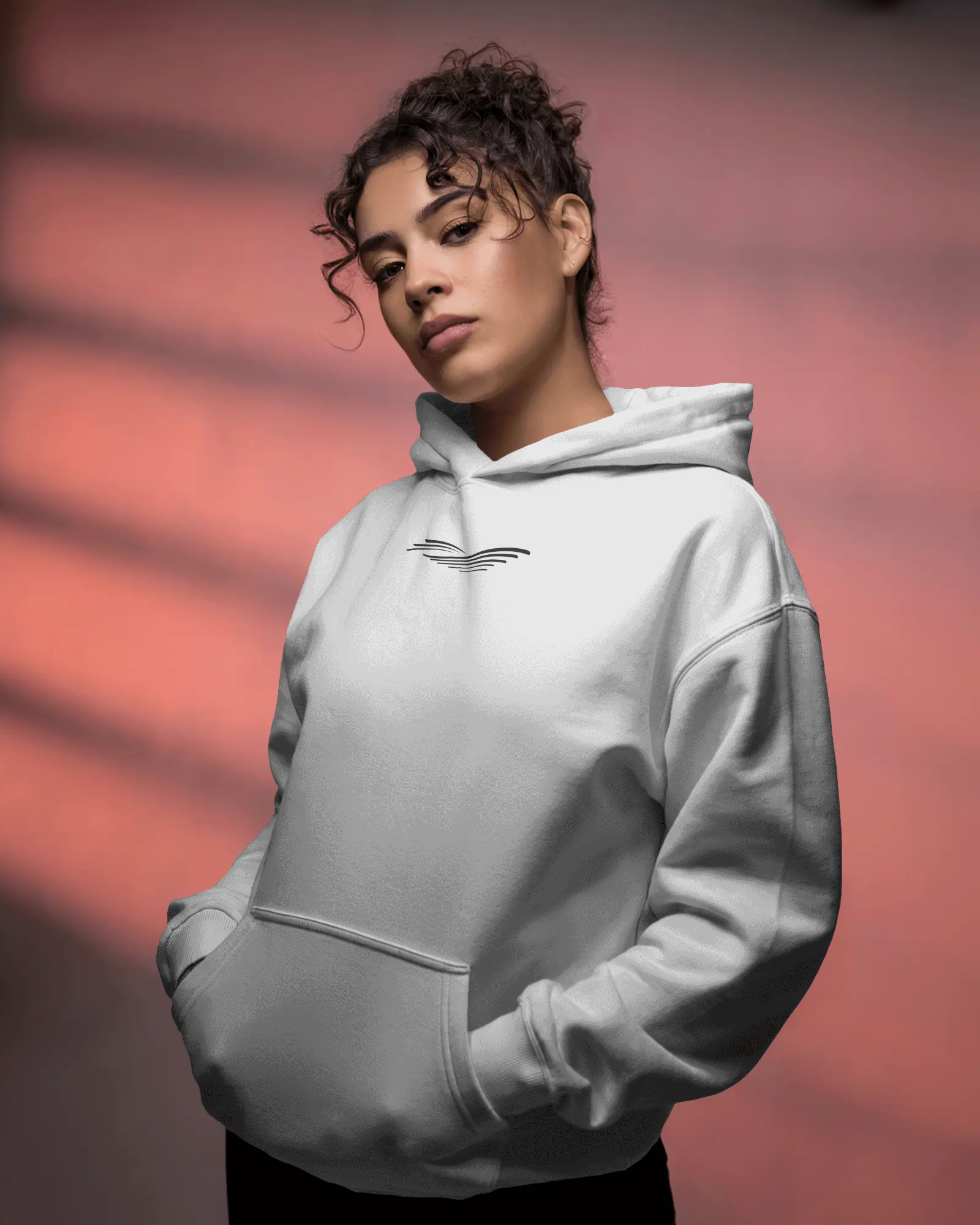 Sweat à capuche oversize femme